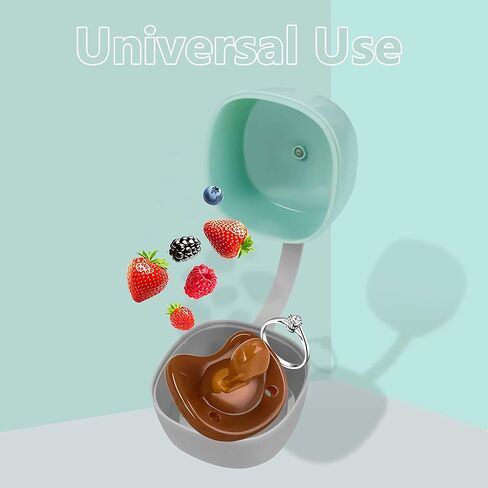 Pacifier Case Pacifier Holder Case Pacifier Clip Binky Holder Case Pacifier Box Pacifier Accessories 2 Pack, Macaron Grey in Kuwait