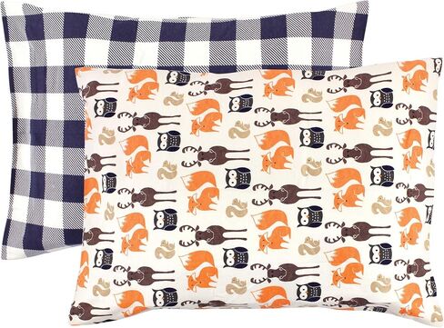 Hudson Baby Unisex Baby and Toddler Cotton Toddler Pillow Case, Blue Whale, One Size in Kuwait