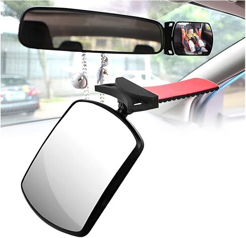 Baby Car Interior Rearview Mirror, Special Mirrors For Observing The Rear Row, Convex Wide Angle HD Clear Baby Child Vehicle Seat Auxiliary Mirror, Universal for SUV Truck Van in Saudi Arabia
