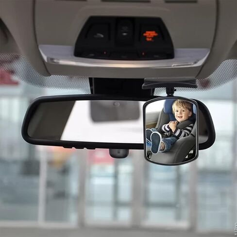 Baby Car Interior Rearview Mirror, Special Mirrors For Observing The Rear Row, Convex Wide Angle HD Clear Baby Child Vehicle Seat Auxiliary Mirror, Universal for SUV Truck Van in Saudi Arabia