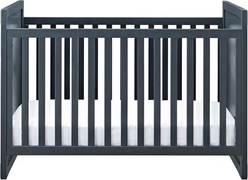Baby Relax Miles 2-in-1 Convertible Crib, Graphite Blue in Saudi Arabia