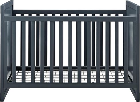 Baby Relax Miles 2-in-1 Convertible Crib, Graphite Blue in Saudi Arabia