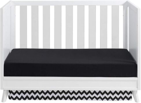Oxford Baby Holland Modern 3-in-1 Convertible Island Crib, White, GreenGuard Gold Certified in Saudi Arabia