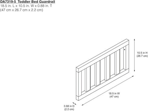 Baby Relax Miles Toddler Guardrail, Black in Kuwait