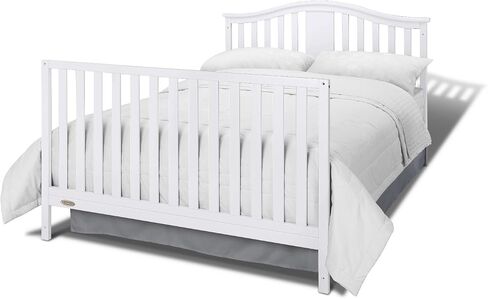 Graco Solano 4-in-1 Convertible Crib with Drawer (Espresso) – GREENGUARD Gold Certified, Crib with Drawer Combo, Includes Full-Size Nursery Storage Drawer, Converts to Toddler Bed and Full-Size Bed in Saudi Arabia