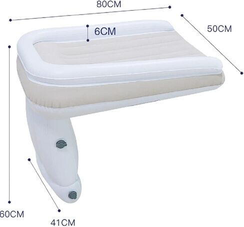HYMIC Inflatable Airplane Car Bed for Toddler, Baby Travel Plane Bed with Hand Pump,Fly Traval Kids Bed Fits Most Airplane Seats, Car Seat for Convenient Toddler Travel, Safe to Use Child Sleeper Bed in Kuwait