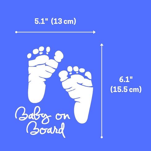Baby on Board, Baby in Car, Car Window Decal Stickers - 3 Pack in Saudi Arabia