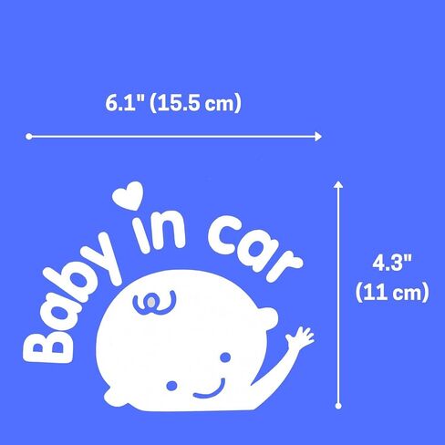 Baby on Board, Baby in Car, Car Window Decal Stickers - 3 Pack in Saudi Arabia