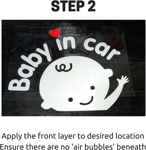 Baby on Board, Baby in Car, Car Window Decal Stickers - 3 Pack in Saudi Arabia