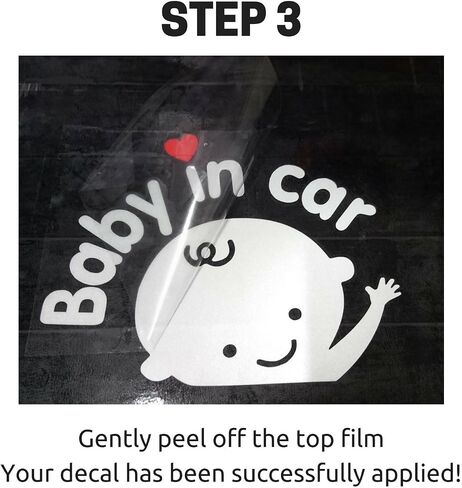 Baby on Board, Baby in Car, Car Window Decal Stickers - 3 Pack in Saudi Arabia