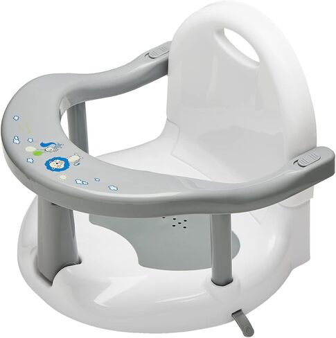 Baby Bathtub Seat, Foldable Baby Bath Seat, Non-Slip Baby Bath Chair for Baby Sitting Up, Surround Baby Shower Chairs Bathroom Seats for Newborn Infant Baby 6-18 Months (Princess Pink) in Kuwait