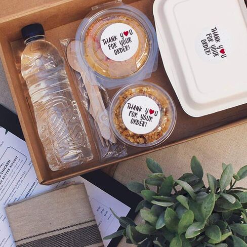 500PCS Custom Text Business Roll Sticker Personalized Design Water Bottle Label Gift Box Birthday Wedding Party First Holy Communion Baptism Stickers (Transparent PVC, 2.5" Round) in Kuwait