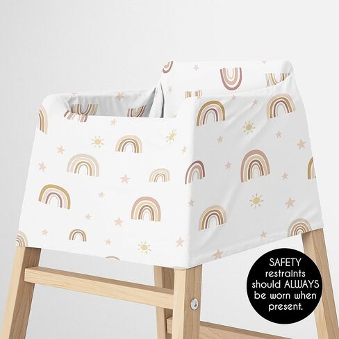 Sweet Jojo Designs Boho Rainbow Girl Infant Baby Car Seat Cover Nursing Breastfeeding Shopping Cart Stroller Canopy Blush Pink Yellow Tan Bohemian Modern Neutral Vintage Dusty Rose Gold Mauve Taupe in Kuwait