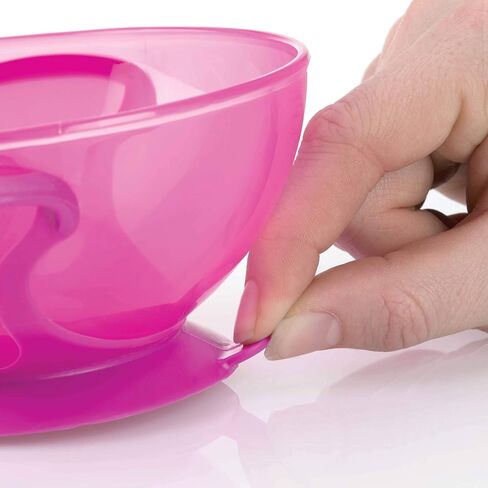 Nuby Suction Bowl with Spoon and Lid, Blue in Saudi Arabia