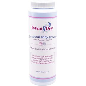 Infant Dry All Natural Baby Powder 5oz - Gentle Formula Talc Free, All Natural and Unscented Dusting Powder for Sensitive Baby Skin in Saudi Arabia