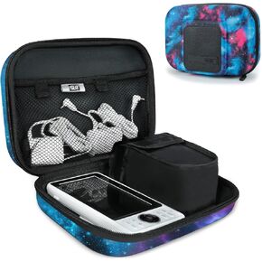 USA Gear Baby Monitor Travel Case - Baby Camera Monitor Case Compatible with Vtech Baby Monitor, Video Monitor Camera, and Accessories with Customizable Interior & Scratch-Resistant Lining - Black