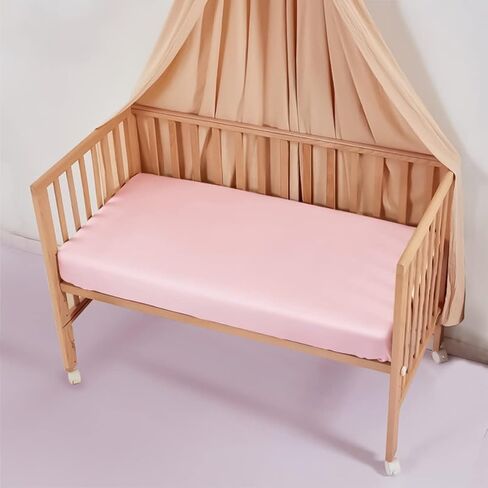 طقم ملاءات سرير للأطفال من PROMEED 22 Momme Silk مع ملاءة سرير مناسبة وغطاء وسادة حريري، طقم ملاءات سرير من قطعتين من الحرير الفاخر المعتمد من Oeko-Tex للطفل الصبي/الفتاة (أبيض، سرير أطفال) in Kuwait