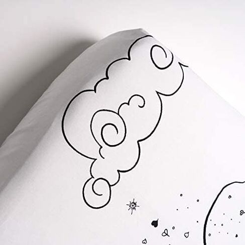 JumpOff Jo - Fitted Crib Sheet, Super Soft Breathable 100% Cotton Baby Crib Sheet for Standard Crib Mattresses and Toddler Beds, 28 in. x 52 in. - Blue Dinosaur in Kuwait