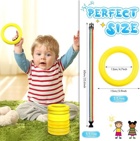 Tatuo 12 Set Toddlers Walking Rope for Preschool Toddlers Detachable Transition Rope Safety Daycare Rope for Preschool Daycare Kindergarten School Kids Outdoor Supplies (Blue) in Saudi Arabia