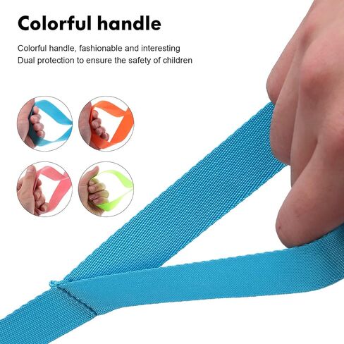 2 Pack Safety Walking Rope Short Walking Rope with 12 Handles for Preschool Kids Toddlers Outdoor Nursery Daycare Kindergarten Schools Teachers in Saudi Arabia