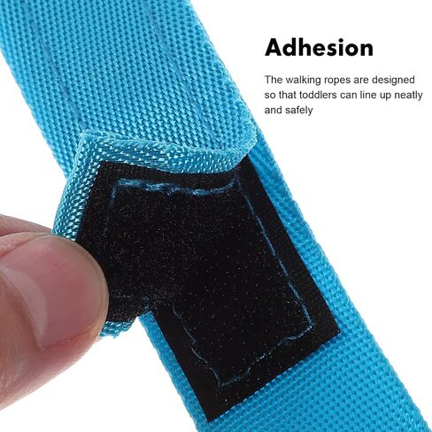 2 Pack Safety Walking Rope Short Walking Rope with 12 Handles for Preschool Kids Toddlers Outdoor Nursery Daycare Kindergarten Schools Teachers in Saudi Arabia