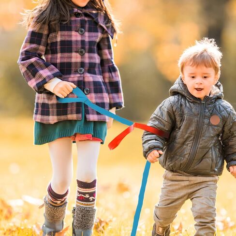 2 Pack Safety Walking Rope Short Walking Rope with 12 Handles for Preschool Kids Toddlers Outdoor Nursery Daycare Kindergarten Schools Teachers in Saudi Arabia