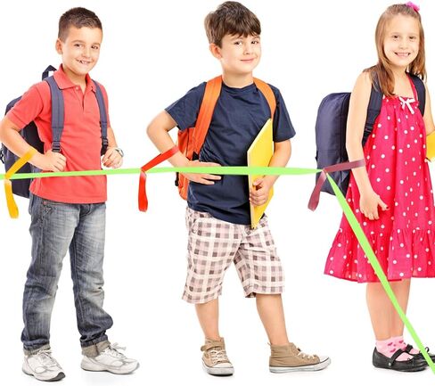 2 Pack Safety Walking Rope Short Walking Rope with 12 Handles for Preschool Kids Toddlers Outdoor Nursery Daycare Kindergarten Schools Teachers in Saudi Arabia