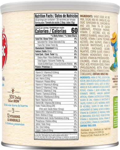 Nestle Cerelac Wheat Cereal with Milk, Made for Toddlers 12 Months, 14.1-Ounce Canister (Pack of 1) in Saudi Arabia