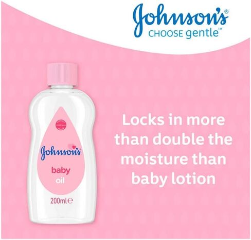 Johnson's Baby Oil - 200 ml in Saudi Arabia