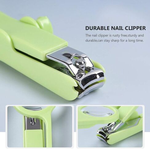 EXCEART Nail Clippers with LED Light and Magnifier Nail Cutters Fingernails Toenails Clippers for Baby Kids Ederly People Pets in Saudi Arabia
