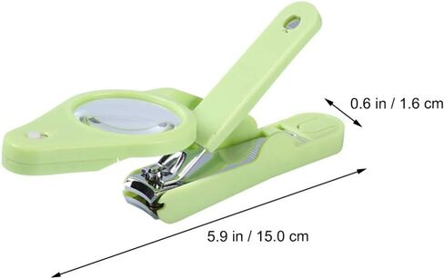 EXCEART Nail Clippers with LED Light and Magnifier Nail Cutters Fingernails Toenails Clippers for Baby Kids Ederly People Pets in Saudi Arabia