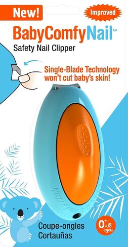 BabyComfy Deluxe Safety Nail Clipper – Won’t cut baby’s skin – Protects sensitive nail bed in Saudi Arabia