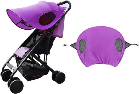 Sun Shade for Strollers Universal Strollers Cover Breathable UV Protection Cover Adjustable Stroller Sun Shade Summer Stroller Accessories Sunscreen Cover Baby Stroller Windshield in Kuwait