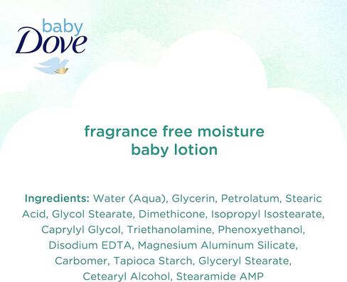 Baby Dove Face and Body Lotion for Sensitive Skin Moisture Fragrance-Free Baby Lotion 20 oz in Saudi Arabia