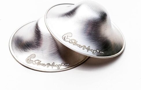 The Original Silver Nursing Cups 925 Silver - Silver Nursing Cover Nipple Shields for Nursing Newborn Essentials Must Haves Soothe and Protect in Saudi Arabia