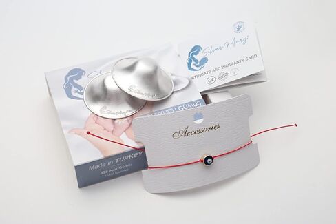 The Original Silver Nursing Cups 925 Silver - Silver Nursing Cover Nipple Shields for Nursing Newborn Essentials Must Haves Soothe and Protect in Saudi Arabia