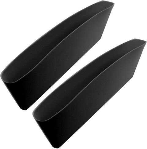 TRENDBOX 1 Pair Car Seat Slit Side Gaps Fills Pocket Catch Catcher Storage Organizer Box Bag Phone Holder Universal for Tidying - Blue in Saudi Arabia