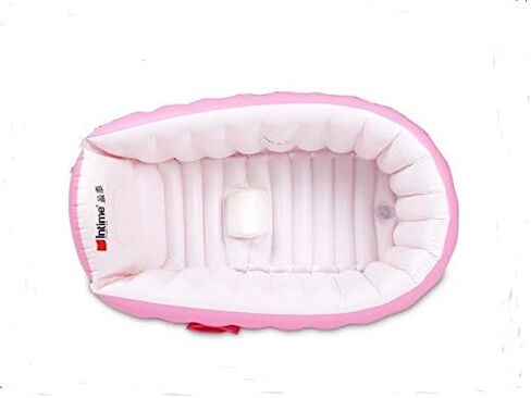 Inflatable Baby Bathtub, Kid Infant Toddler Infant Newborn Inflatable Foldable Shower Pool (Blue) in Saudi Arabia