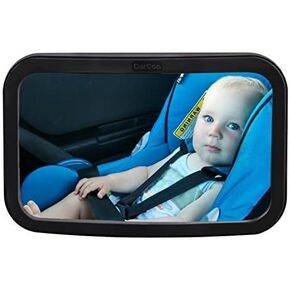 Baby Car Mirror by CarCoo - baby back seat mirror rear facing, best car seat convex mirror for baby view in Saudi Arabia
