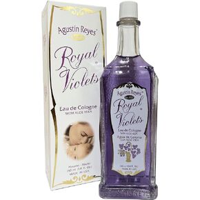 Royal Violets Eau de Cologne Gently and Refreshing for Baby Skin, Relaxing Aroma, 2-Pack of 5.0 FL Oz, 2 Glass Bottles | Gently and Refreshing, Relaxing Aroma, 2 Glass Bottles in Saudi Arabia