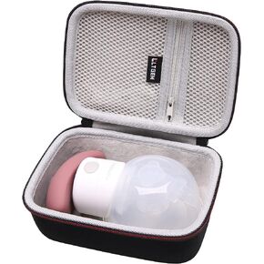 LTGEM Hard Case for 2pcs Momcozy S12 Pro / S12Pro / S9 / M5 / All Momcozy Wearable Breast Pump Suitable for Storage - Travel Carrying Storage Bag
