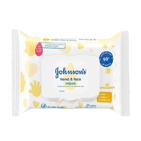 Johnson's Hand & Face Baby Sanitizing Cleansing Wipes for Travel and On-the-Go, No More Tears Formula, Paraben and Alcohol Free, 25 ct (Pack of 4) in Saudi Arabia