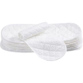 10PCS Three-Layers Cotton Diaper Reusable Solid Casual Infant Baby Cloth Diaper Covers Nappy Liners Insert (Three Layers - S, 30x11cm / 11.81x4.33in) in Saudi Arabia