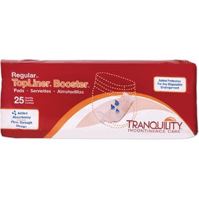 Tranquility TopLiner Booster Pad Medium Diaper Inserts Pk/25 in Saudi Arabia