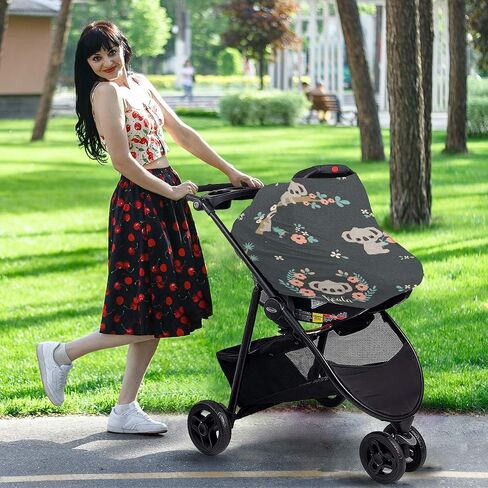 Tropical Animals Nursing Cover for Breastfeeding Super Soft Cotton Coloring Lions Multi Use for Baby Car Seat Covers Canopy Cover Scarf Light Blanket Stroller Cover in Kuwait