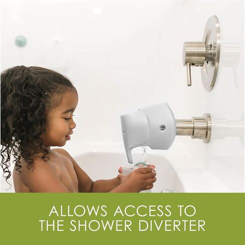 Puj - Snug, Ultra-Soft Spout Cover for Bathtub Taps, BPA-and-PVC-Free Faucet Cover for Safe Baths, Non-Absorbent Bathtub Faucet Cover, Kids’ Bathroom Safety Products, Aqua in Kuwait