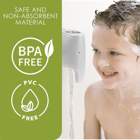 Puj - Snug, Ultra-Soft Spout Cover for Bathtub Taps, BPA-and-PVC-Free Faucet Cover for Safe Baths, Non-Absorbent Bathtub Faucet Cover, Kids’ Bathroom Safety Products, Aqua in Kuwait