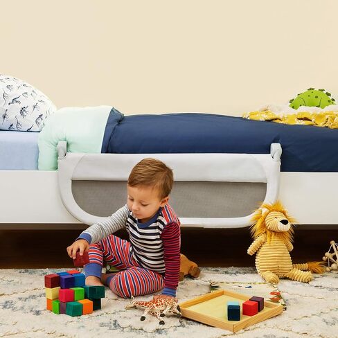 Munchkin® Sleep™ Toddler Bed Rail, Fits Twin, Full and Queen Size Mattresses, Grey in Saudi Arabia