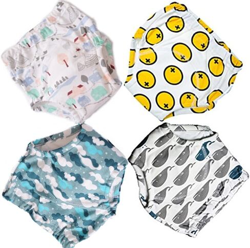 سراويل تدريب على استخدام المرحاض من BBPIG للأطفال والرضع الأولاد والبنات، ملابس داخلية للأطفال مكونة من 4 قطع in Kuwait