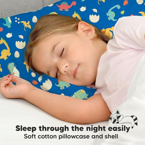 KeaBabies Toddler Pillow with Pillowcase - 13x18 My Little Dreamy Pillow - Organic Cotton Toddler Pillows for Sleeping, Kids Pillow, Travel Pillows for Sleeping, Mini Pillow, Toddler Bed Pillows in Saudi Arabia
